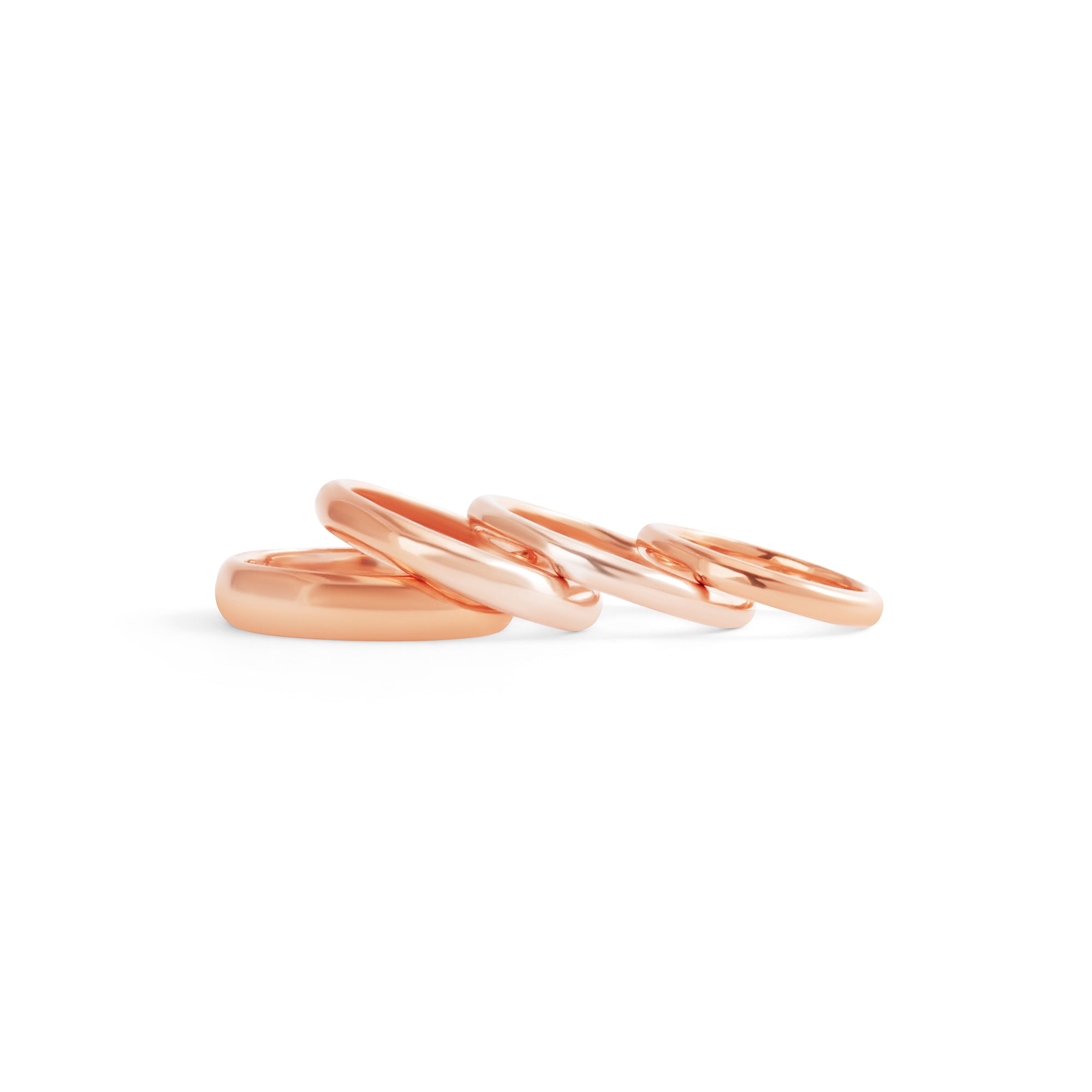 Thick Dome Band by Goldpoint