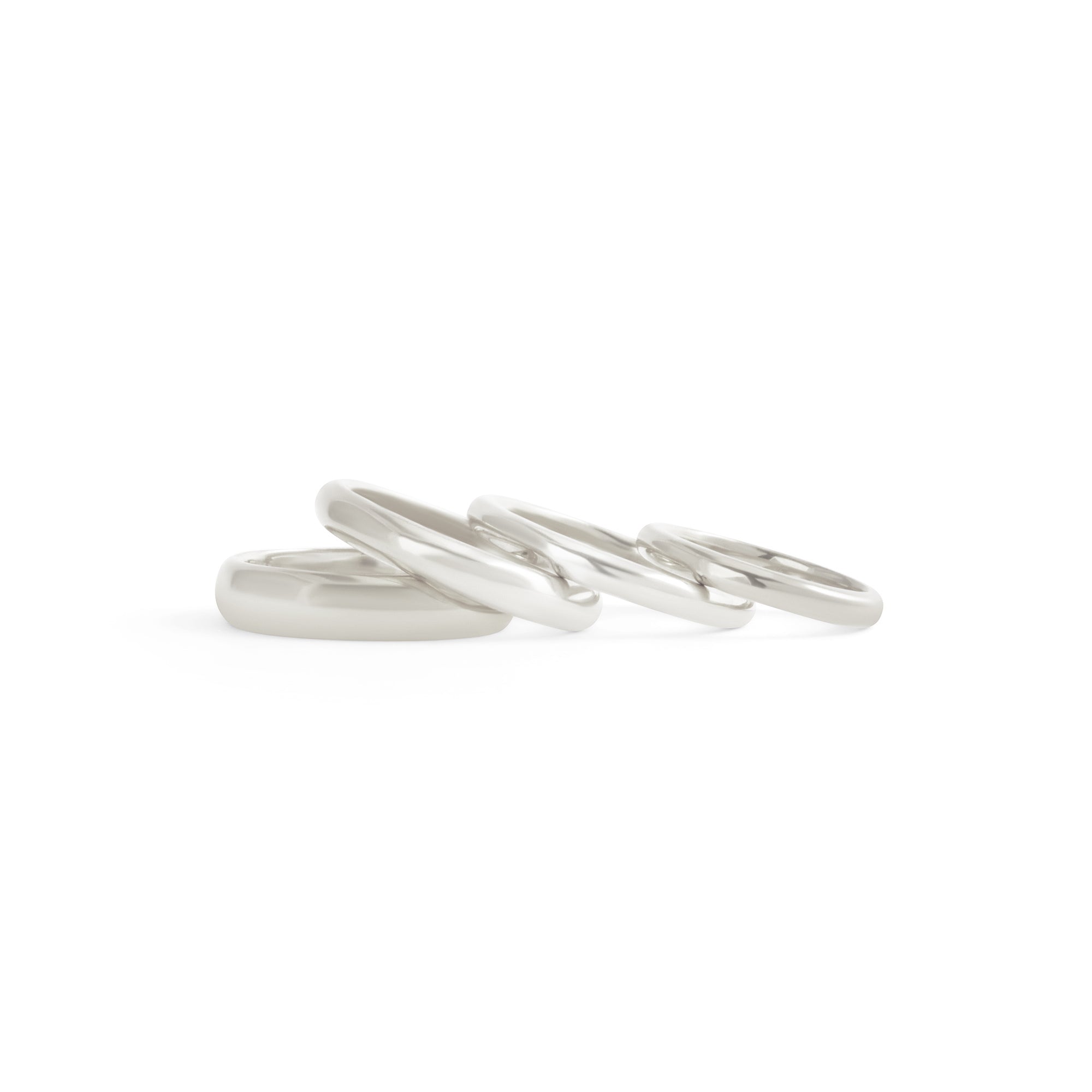 Thick Dome Band by Goldpoint
