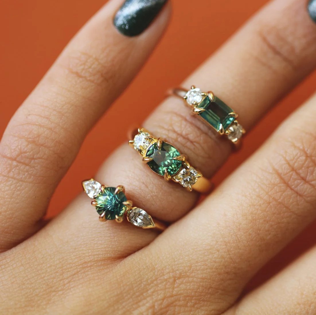 Gemstone Engagement Rings