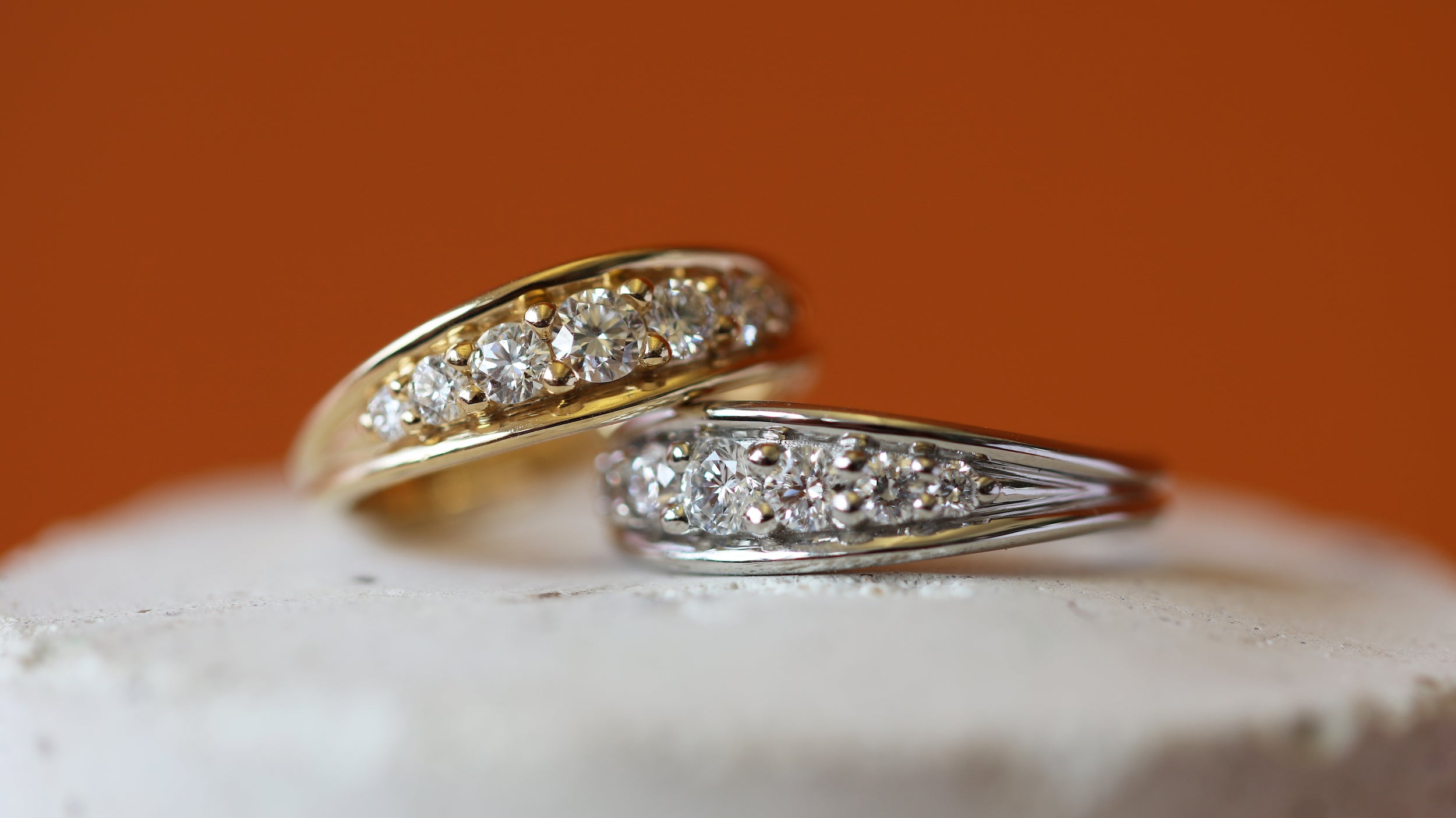 Stacked view of two rings from the Humboldt Collection