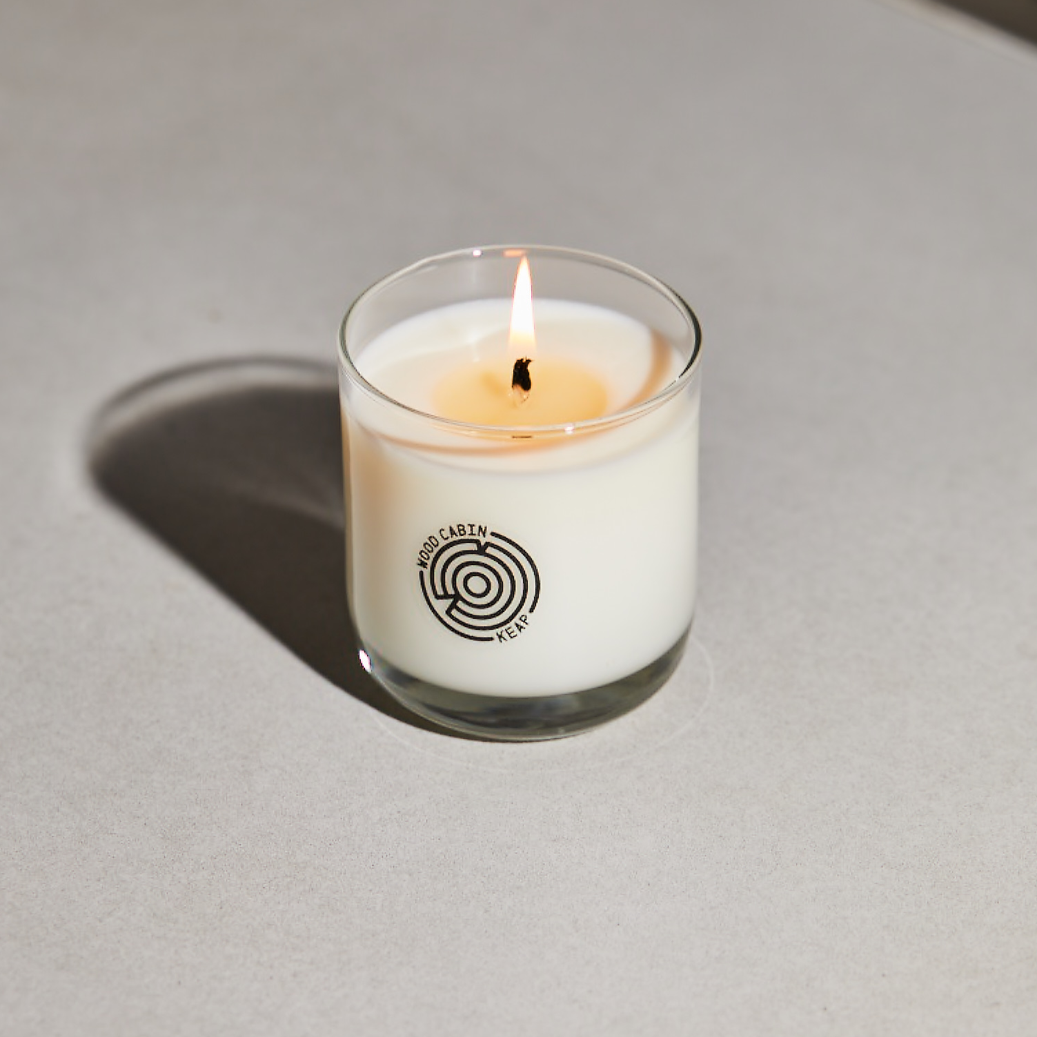 Burning Wood Cabin candle by Keap