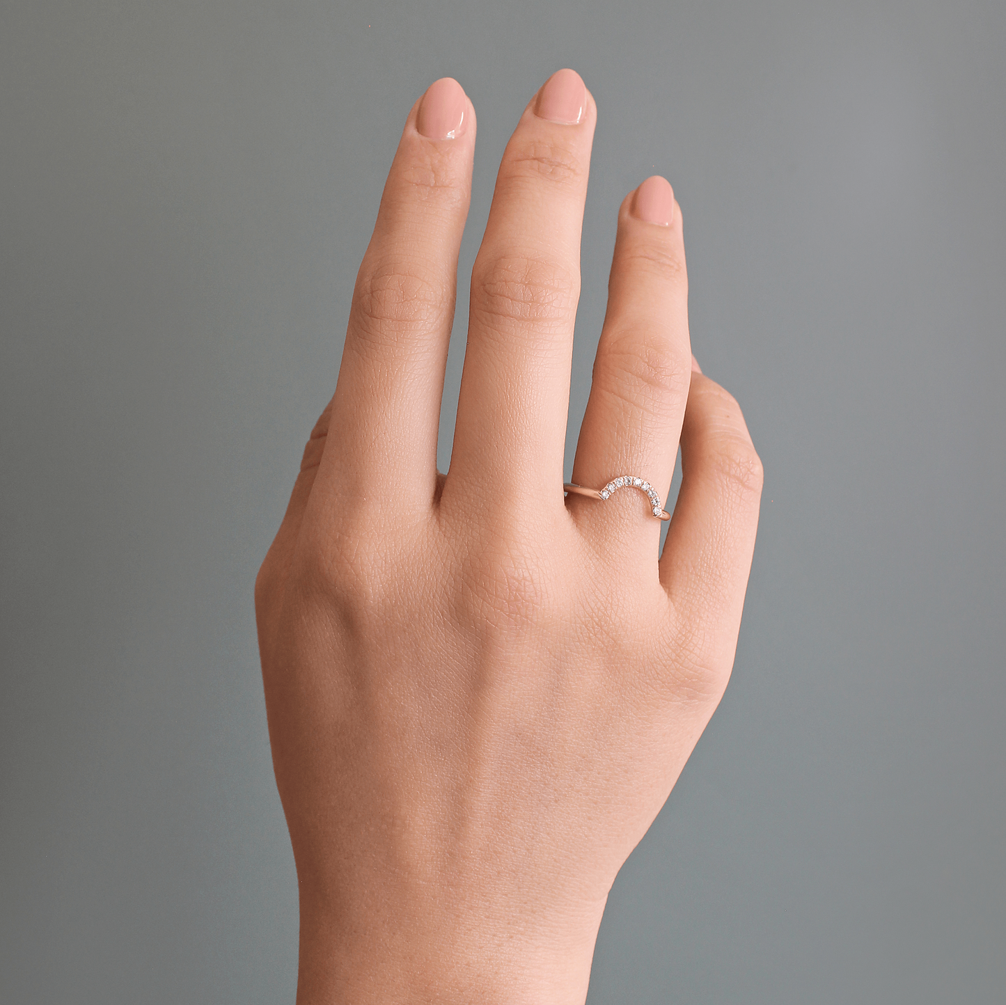 U Dome Band / Lab Diamonds