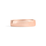 Dome Band 6mm in Rose Gold