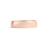 Dome Band 6mm in Rose Gold