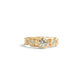 Front view of Planetarium Ring / Round Lab Diamond 0.50ct by Sandy Rubin