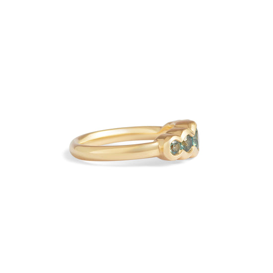 Clay 5 Ring Round Sapphires 0.4ct