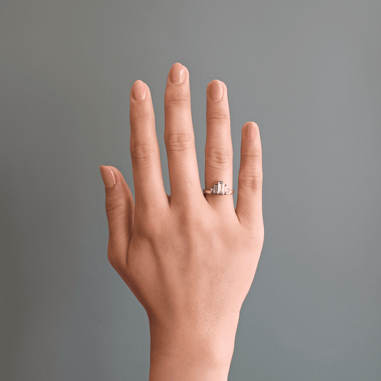 Horizon Ring / Lab Baguette Diamonds