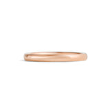 Dome Band 2mm in Rose Gold