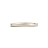 Dome Band 2mm in White Gold