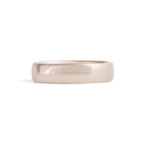 Dome Band 5mm in White Gold