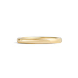 Front view of Dome Band 2mm in 18k Yellow Gold