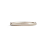Dome Band 2mm in White Gold