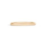 Front view of Knife Edge Band 2mm in 14k Yellow Gold