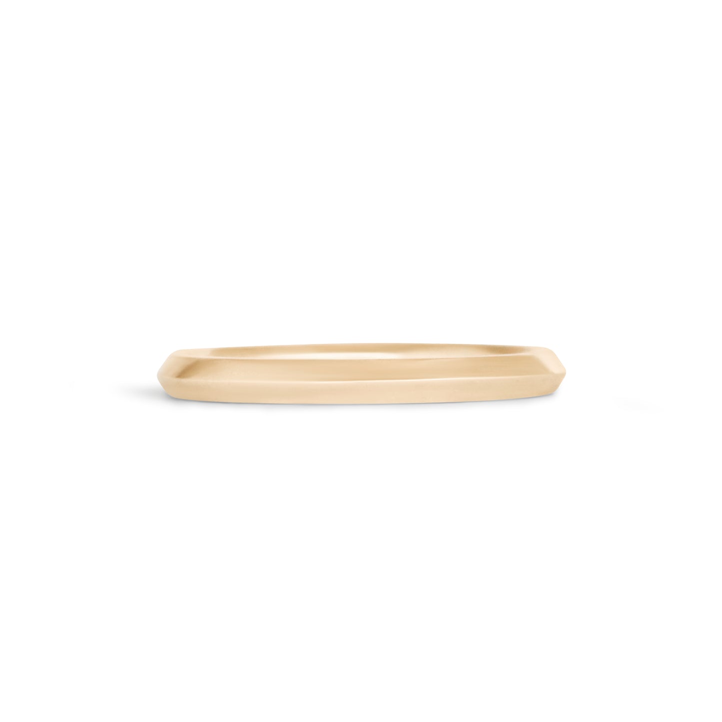 Front view of Knife Edge Band / 2mm in 14k Yellow Gold