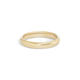 Dome Band 3mm in Yellow Gold