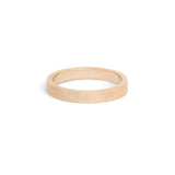 Side view of Flat Band 3mm in 14k Yellow Gold