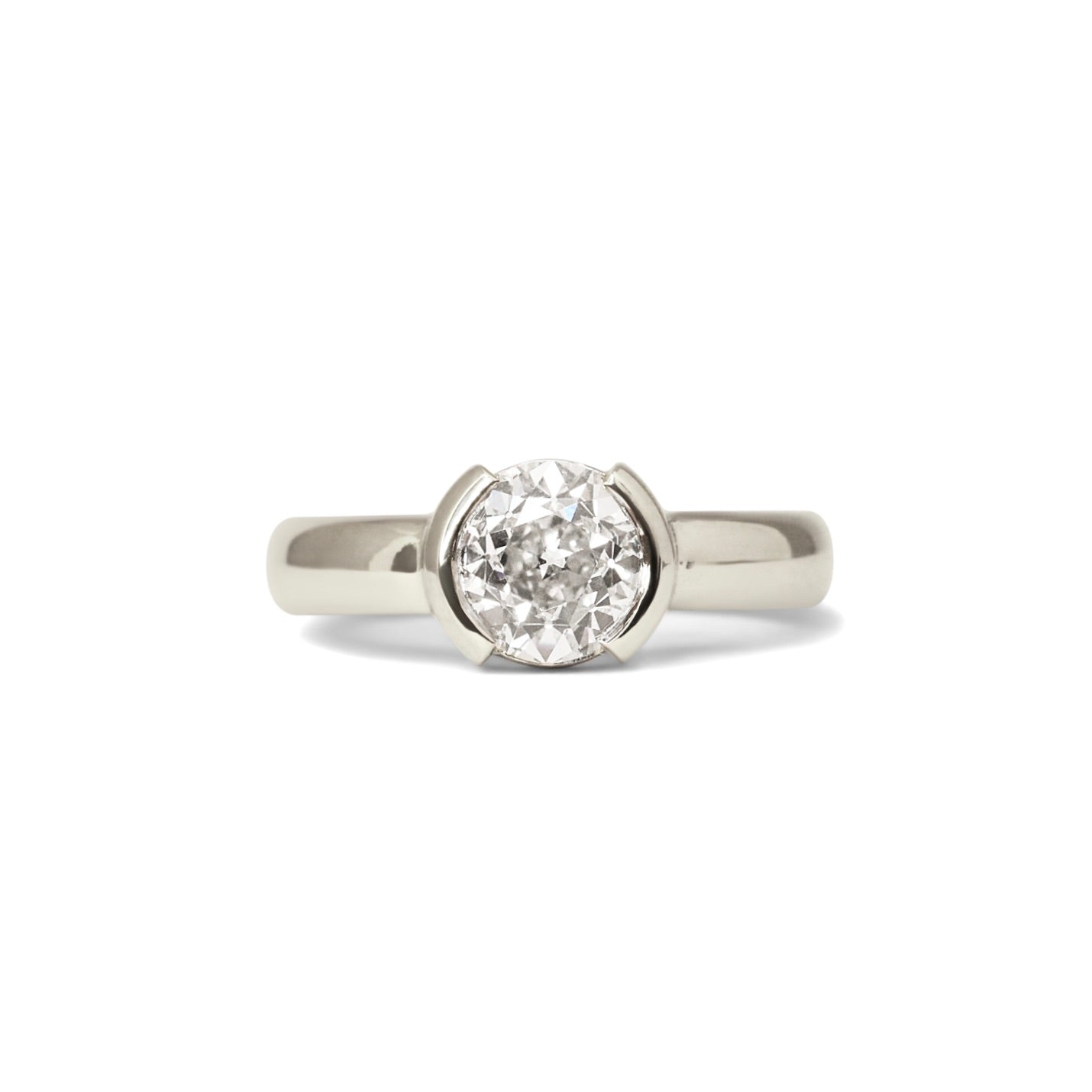 Dobbin Ring Old Euro Lab Diamond 1.53ct