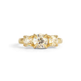 Front view of Sutton 3 Ring Old Euro Diamond 1.11ct by Goldpoint