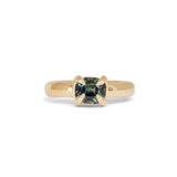 Front view of Sutton Ring Cushion Cut Sapphire 2.03ct by Goldpoint