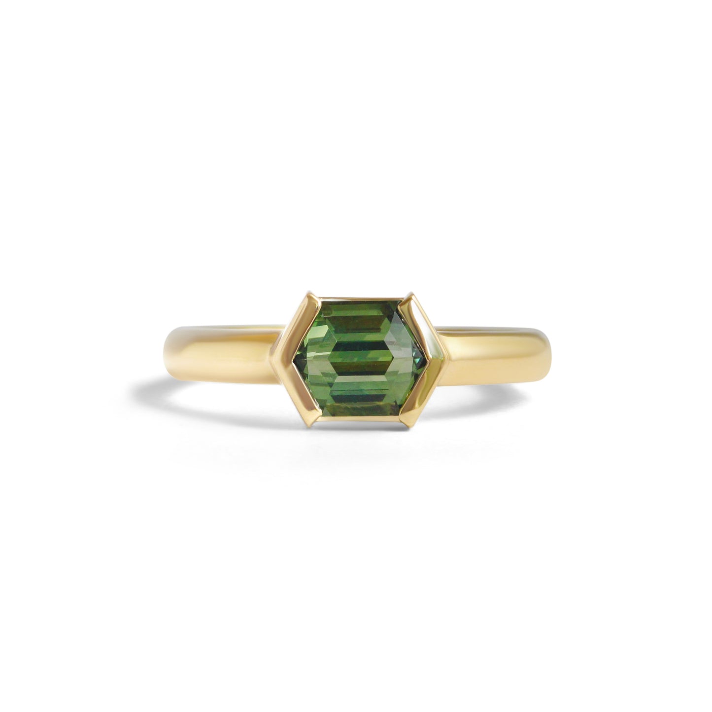 Dobbins Ring Hexagon Sapphire 1.77ct