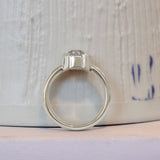 Side profile view of Dobbin Ring Old Euro Lab Diamond 1.53ct by Goldpoint