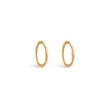 Amorphous Earring / Oval Longways by Goldpoint