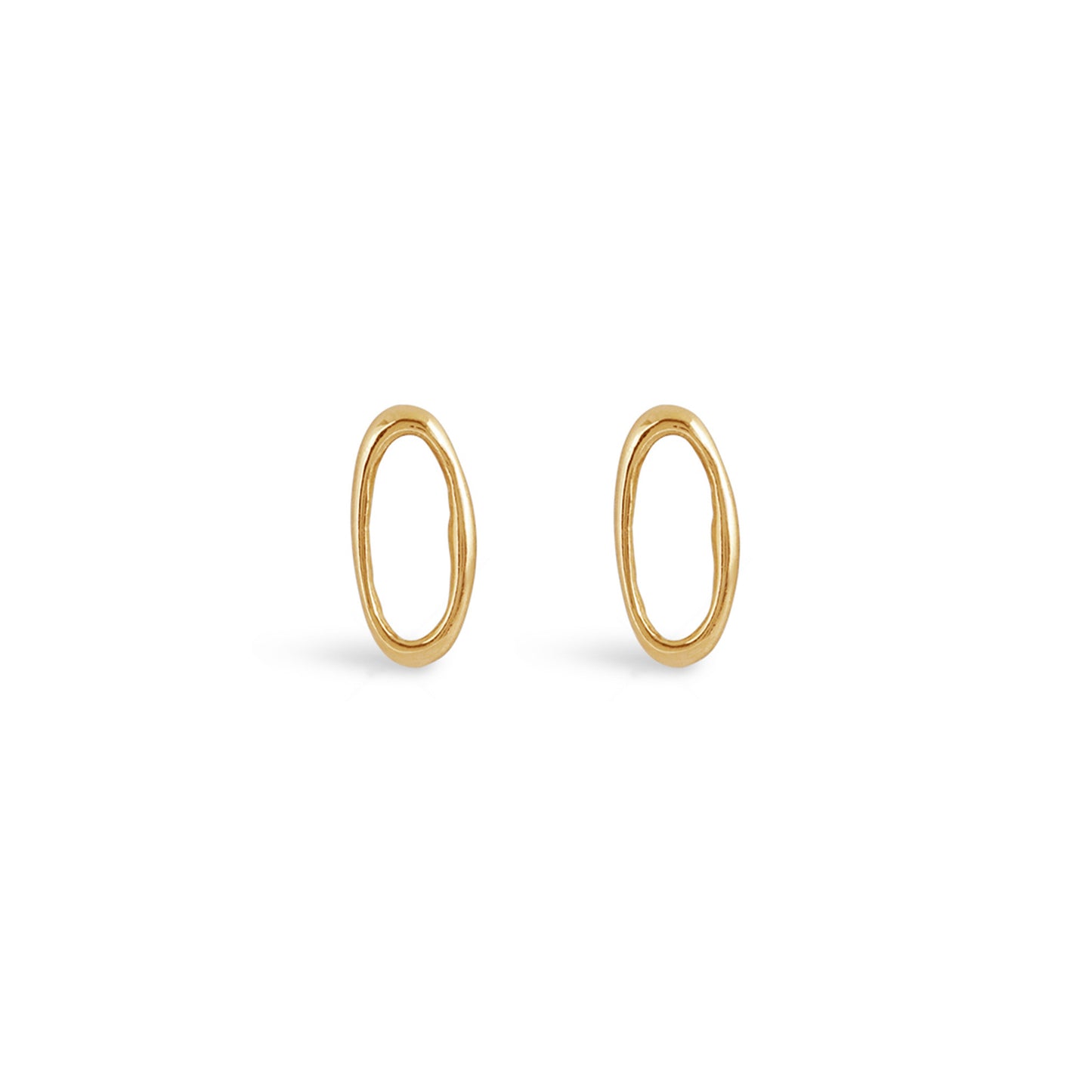 Amorphous Earring / Oval Longways