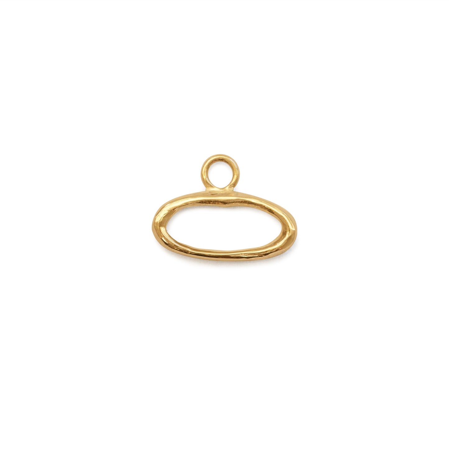 Front view of Amorphous Charm / Oval Sideways by Goldpoint