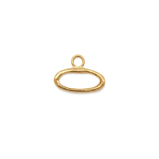 Front view of Amorphous Charm / Oval Sideways by Goldpoint