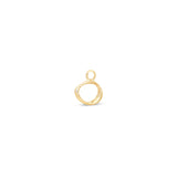 Front view of Amorphous Charm / Small Circle by Goldpoint Jewelry