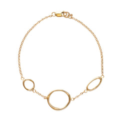 Amorphous 3 Bracelet / Cable Chain by Goldpoint