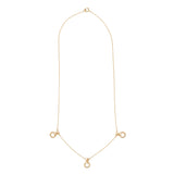 Iris 3 Charm Choker