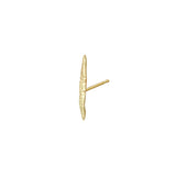 Alternate side angled view of a singular Spine Studs piece by Erin Cuff