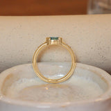Ash Ring Oval Sapphire 0.53ct