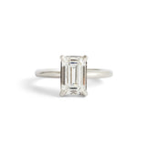 Noble Ring Emerald Cut Lab Diamond 3.06ct