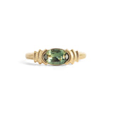 Front view of Kent Ring Oval Sapphire 0.97ct by Goldpoint