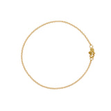 Flay lay side view of Curb Chain Bracelet by Goldpoint Jewelry