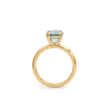 Side profile view of Calyer Ring Round Sapphire 2.46ct by Goldpoint Jewelry by Goldpoint Jewelry