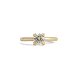 Front view of Calyer Ring Old Euro Natural Diamond 1.03ct by Goldpoint
