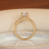 Calyer Ring Old Mine Natural Diamond 1.28ct