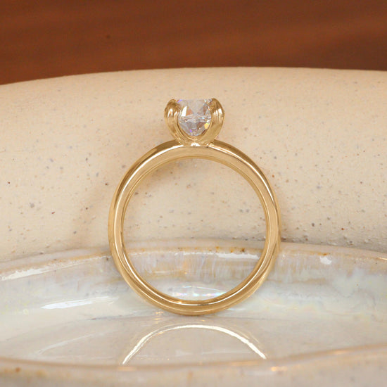 Calyer Ring Old Mine Natural Diamond 1.28ct