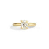 Calyer Ring Oval Lab Diamond 1.56ct