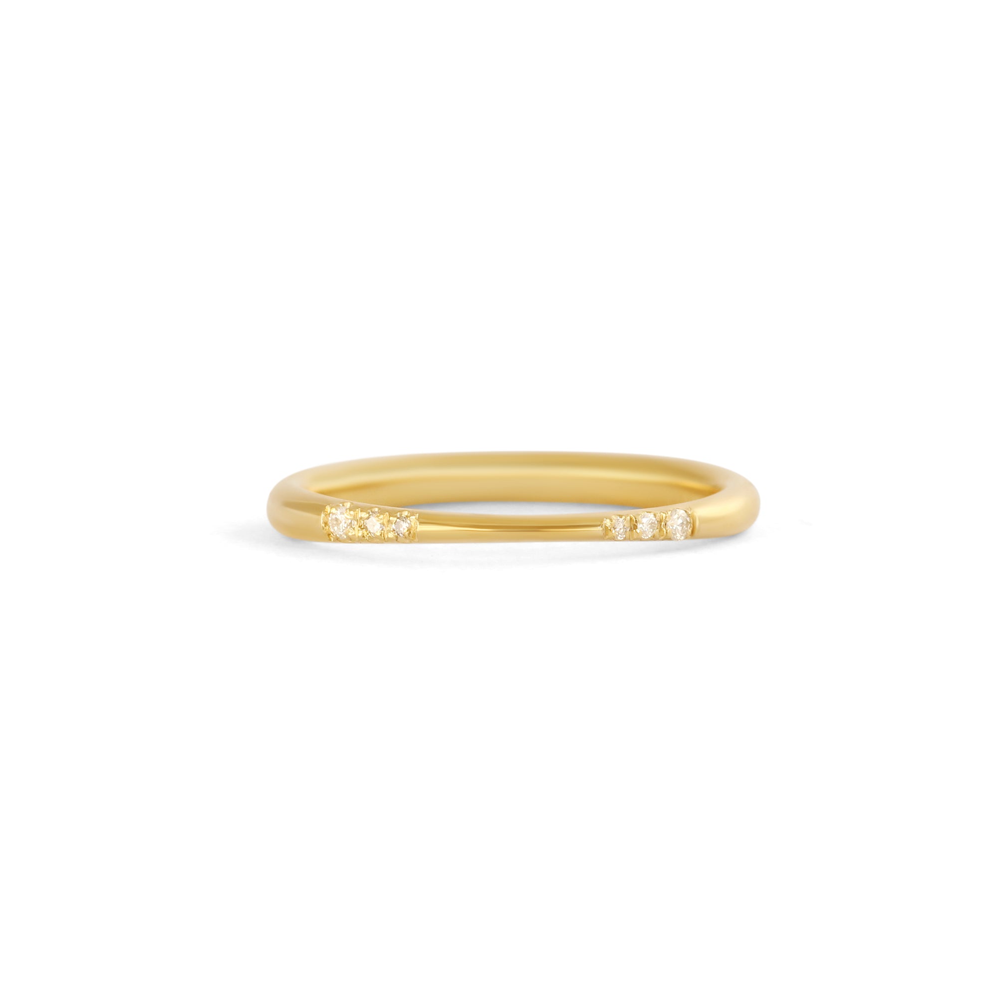 Front view of Cinch Band / Lab Diamonds