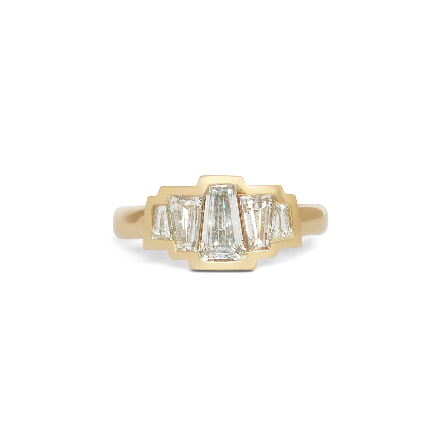 Clay 5 Ring Baguette Lab Grown Diamond 0.8ct