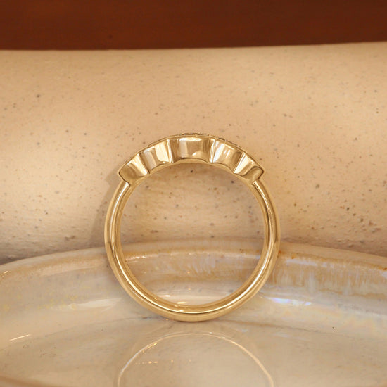 Clay 5 Ring Round Natural Diamond 0.35ct