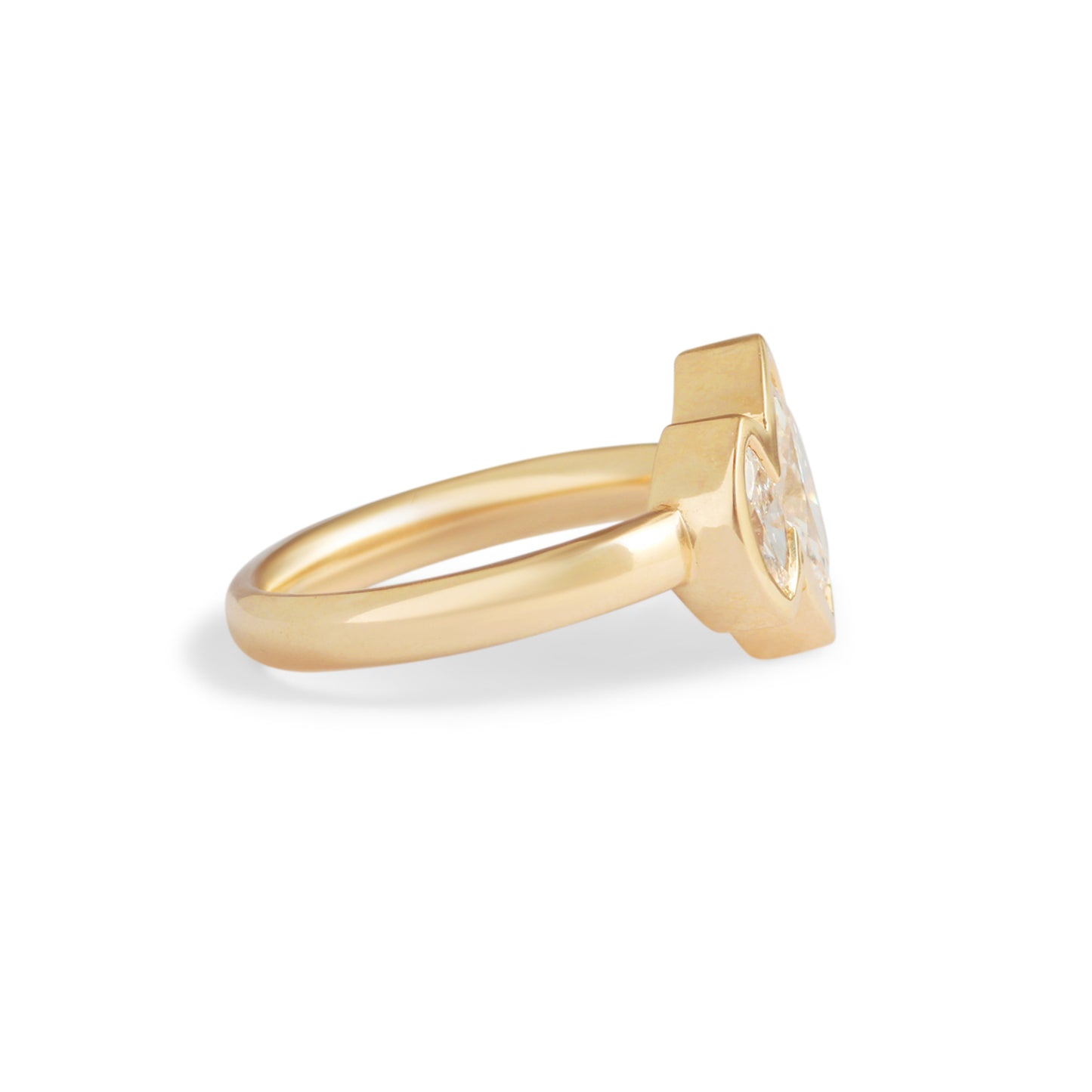 Clay 3 Ring Marquise Lab Grown Diamond 1.02ct