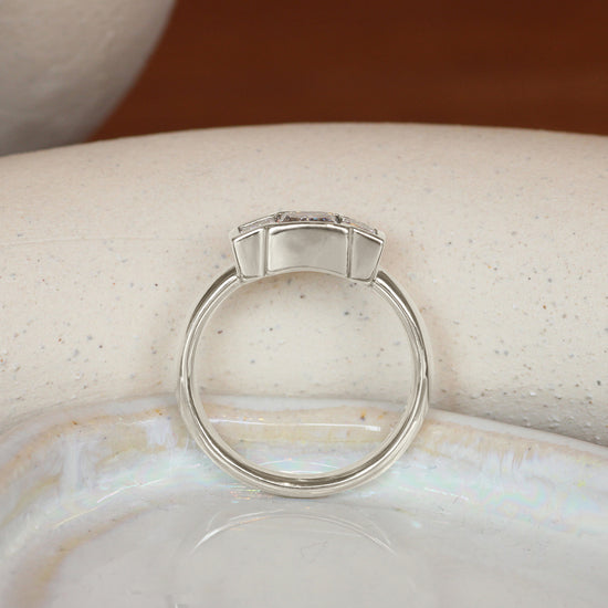 Clay 3 Ring Princess Cut Lab Grown Diamond 0.81ct