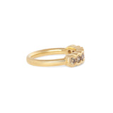 Cloud 7 Band / Round Champagne Diamonds
