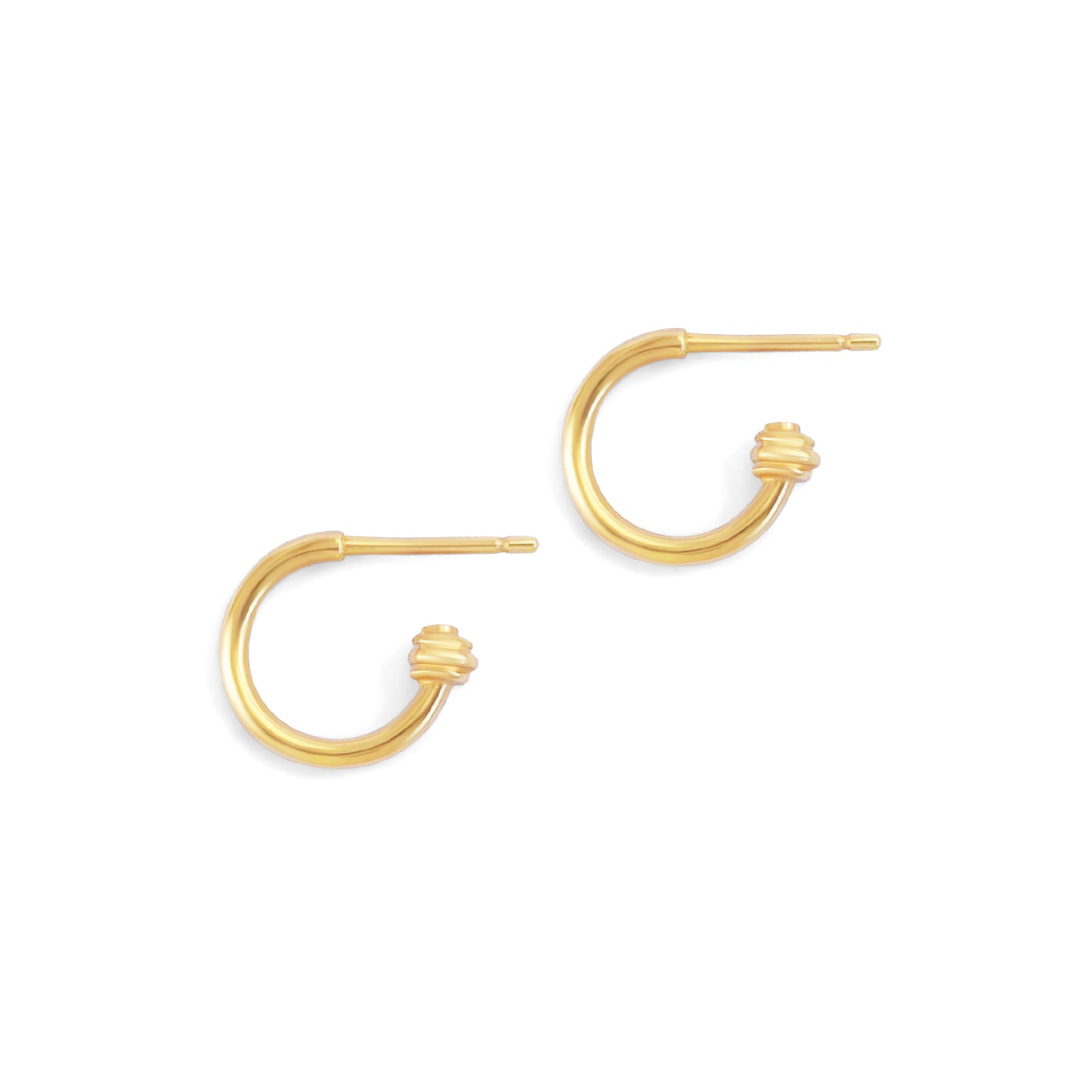 Cornice End Hoop / Small by Goldpoint