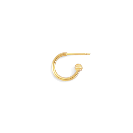 Cornice End Hoop / Small by Goldpoint